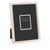 ZEP Holz-Fotorahmen Lisse 15x20 cm braun mit Rillenmuster