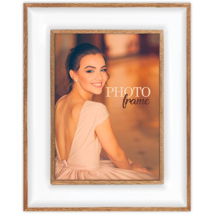 ZEP Holz-Fotorahmen Vienna 10x15 cm weiß