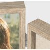 ZEP Holz-Doppelrahmen Basilea braun 10x15 und 13x18 cm Hochformat