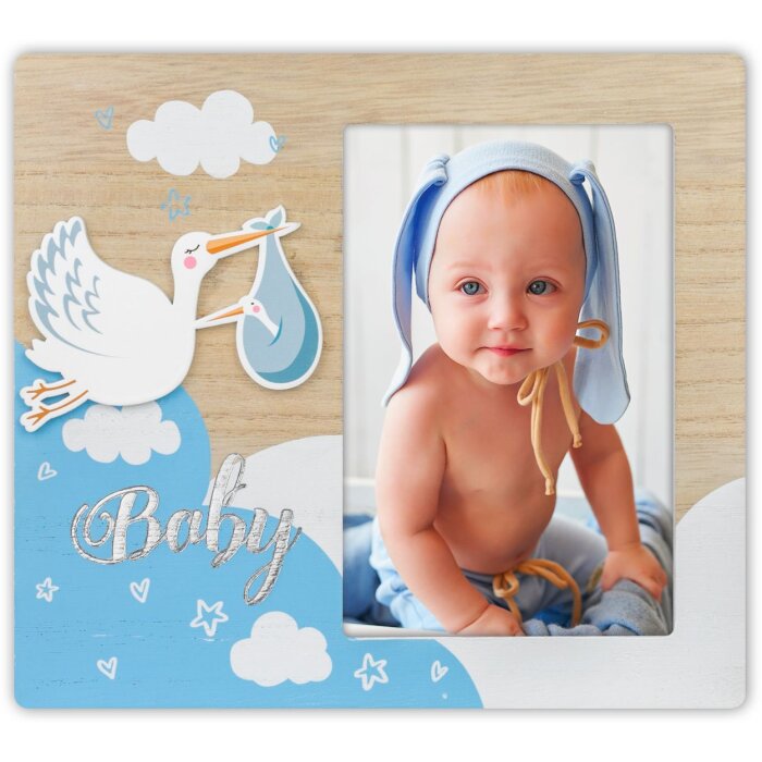 ZEP Baby-Fotorahmen Eolo blau 10x15 cm