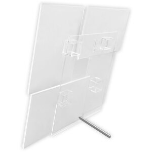 ZEP Acryl-Bilderrahmen Clay 4 Fotos 10x15 cm 25x25 cm