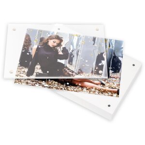 ZEP Acryl-Magnetrahmen Clark weiß 10x15 cm