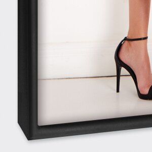 ZEP Metall-Fotorahmen Alissa schwarz 15x20 cm Portraitrahmen mit Aufsteller