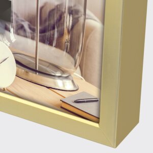 Фоторамка ZEP John 13x18 см золотая алюминиевая