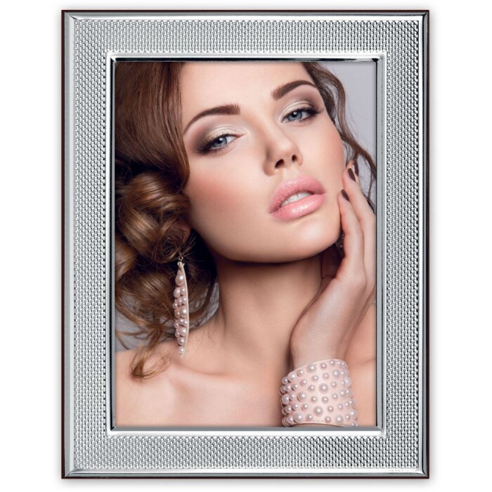 ZEP Hochglanz Bilderrahmen Teramo 10x15 cm silber