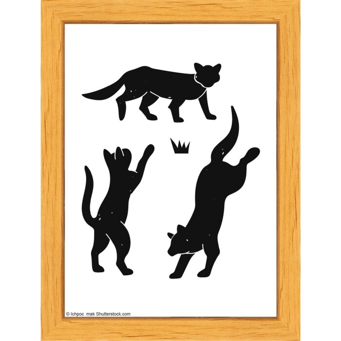 Walther Holzrahmen Liv Monstera 13x18 cm natur