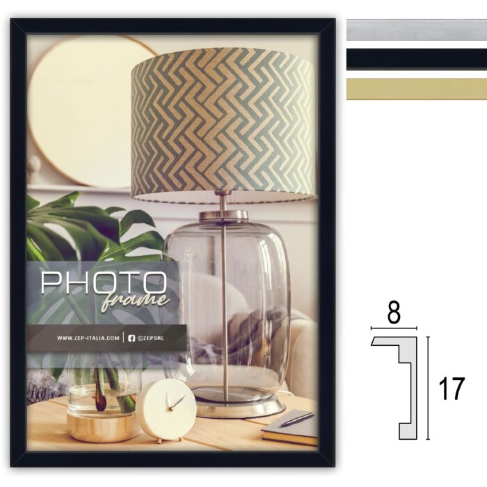 Алюминиевая фоторамка ZEP John от 7x10 см до 40x60 см