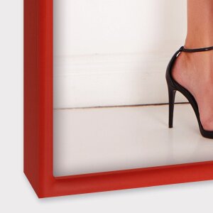 ZEP Metall-Fotorahmen Alissa 10x15 cm bis 20x30 cm Weiß Schwarz Rot