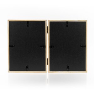 ZEP Holz-Fotorahmen Lisse braun Rillenstruktur 10x15 cm bis 15x20 cm
