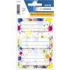 HERMA 1901 Farbspritzer Sticker Bunt 76x35 mm 9 Stück