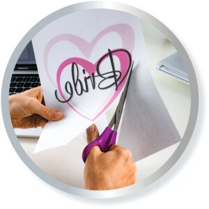 HERMA 4524 T-Shirt Transferfolie A4 für helle Textilien 10 Blatt