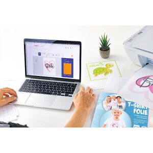 HERMA 4525 T-Shirt Transferfolie A4 helle Textilien bedruckbar 20 Blatt