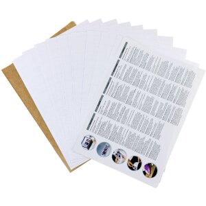 HERMA 4527 T-Shirt Transferfolie A4 dunkle Textilien bedruckbar 10 Blatt