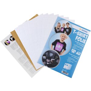 HERMA 4527 T-Shirt Transferfolie A4 dunkle Textilien bedruckbar 10 Blatt