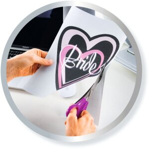 HERMA 4527 T-Shirt Transferfolie A4 dunkle Textilien bedruckbar 10 Blatt