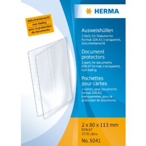 HERMA 5041 Обложка для удостоверений личности DIN A7...