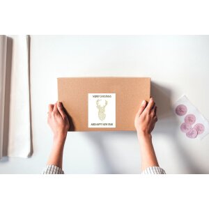 HERMA 10733 Recyclingpapier Etiketten A4 105x48 mm weiß permanent haftend