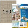 HERMA 10750 Silphie-Papier Etiketten A4 25.4x10 mm naturbraun permanent haftend