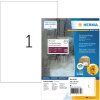 HERMA 10784 Wetterfeste Folienetiketten A4 210x297mm weiß stark haftend