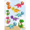 HERMA 15486 Magic Sticker Kleine Dinos Glitterfolie Set