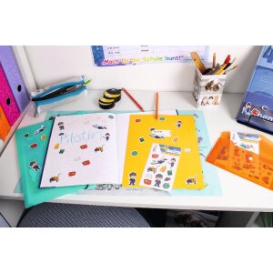 HERMA 15487 Набор наклеек с изображением пилота самолета и аксессуаров