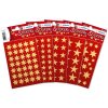 HERMA 15500 Dekor Sticker Weihnachtssterne Gold Set