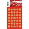 HERMA 15500 Dekor Sticker Weihnachtssterne Gold Set