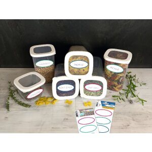 HERMA 15663 HOME Etiketten dreifarbig oval 76x35 mm 18 Stück