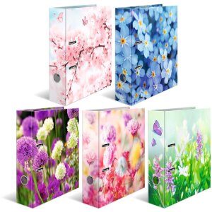HERMA 19559 Motiv-Ordner A4 Spring Flowers 70 mm
