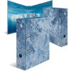 HERMA 19650 Motiv-Ordner A4 Ice 70mm Gletscherstruktur Stabil