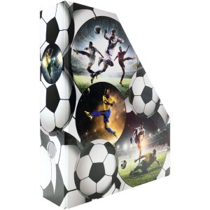 HERMA 19716 Stehsammler A4 Karton Fußball-Design Griffloch