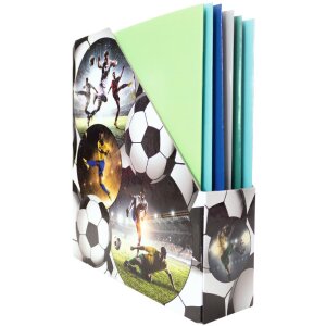 HERMA 19716 Stehsammler A4 Karton Fußball-Design Griffloch