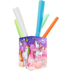 HERMA 19738 Papierkorb Einhorn-Design stabil Karton 22x31.5cm