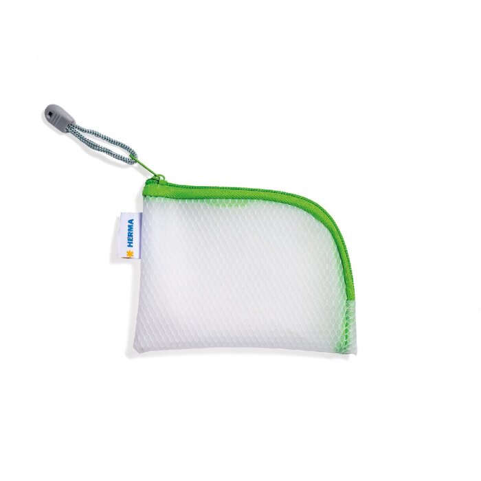 HERMA 20251 Universaltasche A7 grün 14x10cm Reißverschluss über Eck