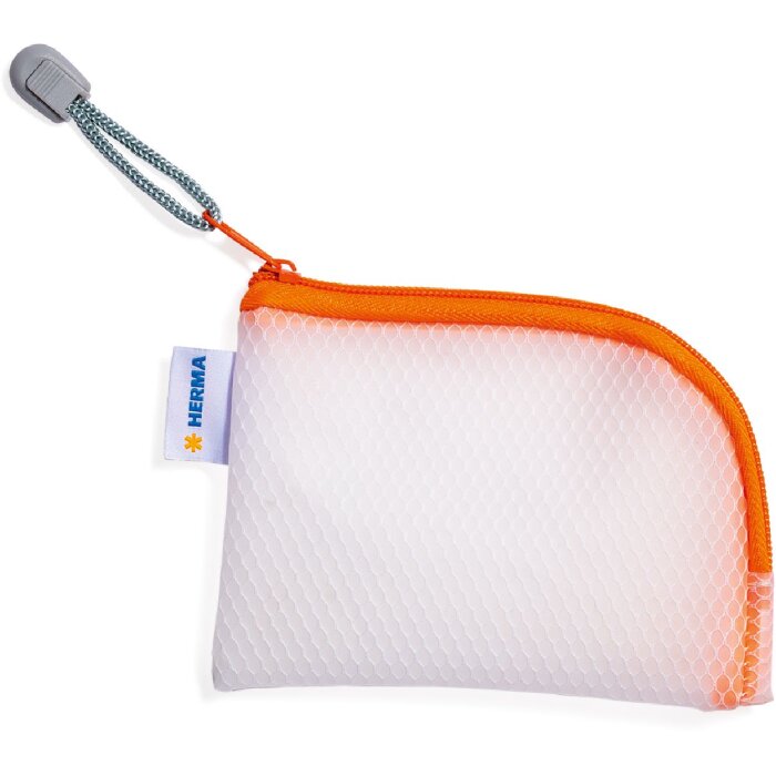 HERMA 20253 Universaltasche A7 orange 14x10cm Reißverschluss über Eck