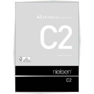 Nielsen Aluminium Bilderrahmen C2 weiß glanz...
