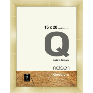 Nielsen Holz-Wechselrahmen Quadrum 15x20 cm gold