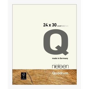 Nielsen Holz-Wechselrahmen Quadrum 24x30 cm weiß...