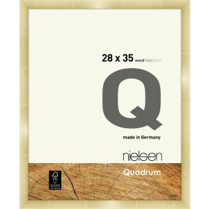 Nielsen Holz-Wechselrahmen Quadrum 28x35 cm gold