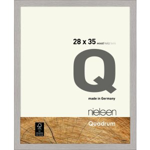 Nielsen Quadrum Holz-Wechselrahmen 28x35 cm zementgrau