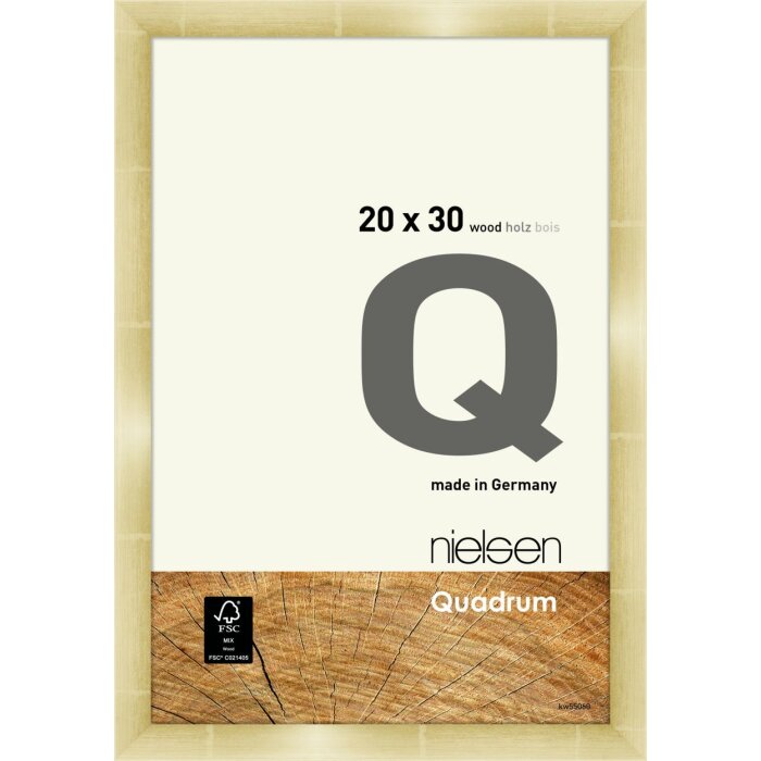 Nielsen Holz Wechselrahmen Quadrum 20x30 cm gold