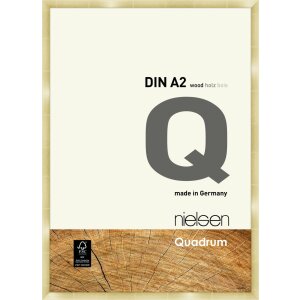 Nielsen Holz-Wechselrahmen Quadrum 42x59,4 cm gold