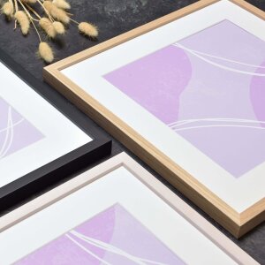 Nielsen Quadrum Holz-Wechselrahmen 40x40 cm rabenschwarz