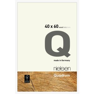 Nielsen Holz-Wechselrahmen Quadrum 40x60 cm weiß...