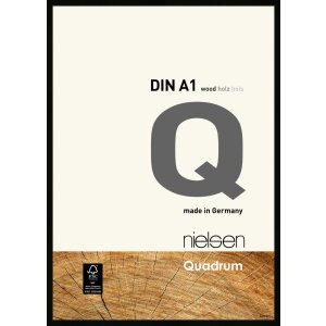 Nielsen Holz-Wechselrahmen Quadrum 59,4x84,1 cm schwarz