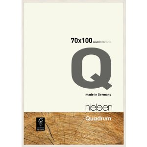Nielsen Holz-Wechselrahmen Quadrum 70x100 cm weiß