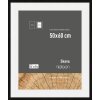Nielsen Holz-Bilderrahmen Skava schwarz 50x60 cm mit Passepartout