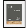 Nielsen Holz-Bilderrahmen Skava schwarz 40x50 cm inkl. Passepartout