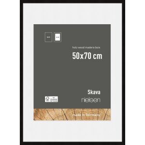 Nielsen Holz-Bilderrahmen Skava schwarz 50x70 cm...