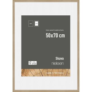 Nielsen Holz-Bilderrahmen Skava Eiche 50x70 cm mit...